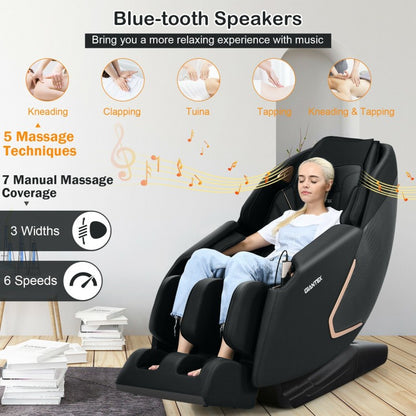 W210WL - OPEN BOX - Full Body Zero Gravity Massage Chair with SL Track Heat