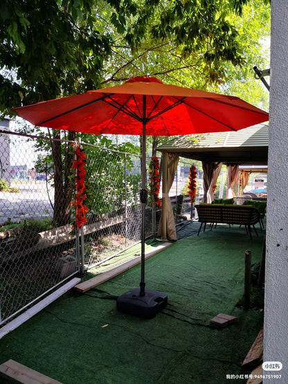 9ft Patio Umbrella & Base