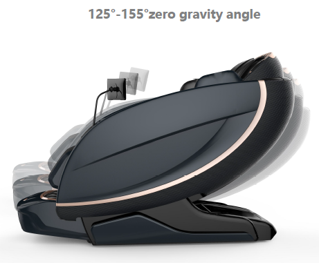 YA122U 5D Sonic Wave SL Track Full Body Zero Gravity Massage Chair with Blind Spot Monitoring
